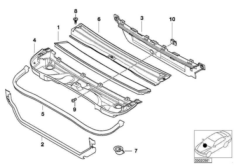 Genuine Hengst BMW Cabin Air Filter