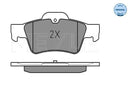 Mercedes-Benz Brake Pad Set Rear