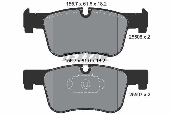 Genuine TEXTAR Q+ BMW Brake Pad Set Front