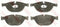 BMW Brake Pad Set Front