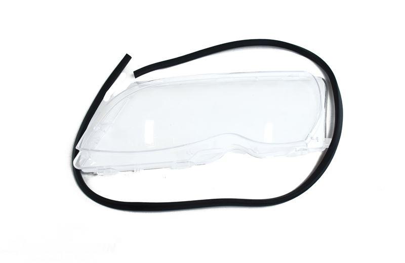 BMW Headlight Cover Lens and Rubber Gasket