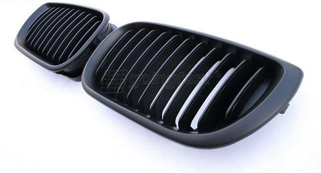 BMW Kidney Radiator Grille Set Left and Right Matt Black